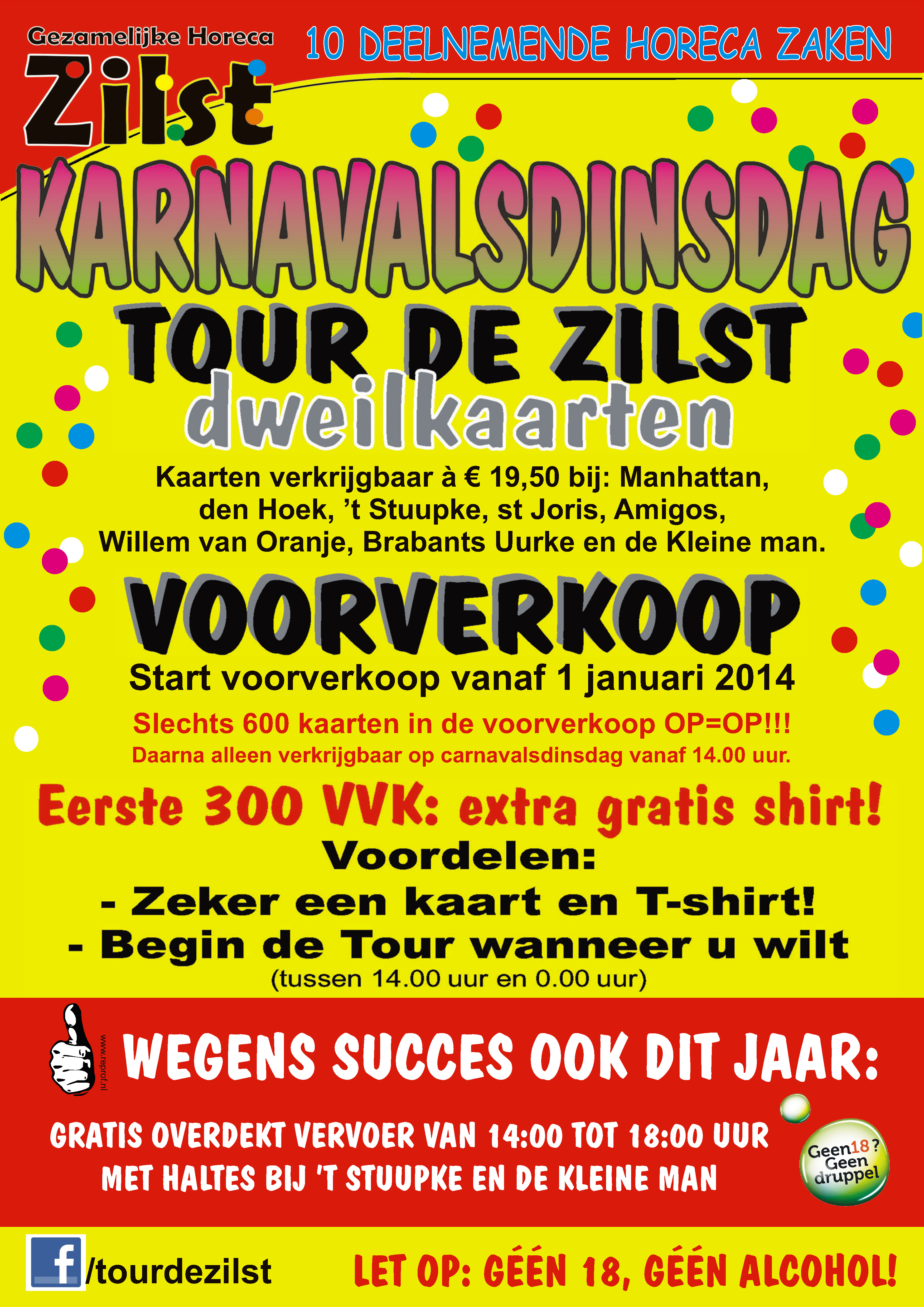 Saz1312001 Karnavalsposter voorverkoop